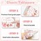 140Pcs Baby Shower Decorations for Girls,Pink Girl Baby Shower Gender Reveal Birthday Decorations Party Tableware Set Paper Plates Cups Napkins Plastic Forks Knives Spoon for 20 Guests